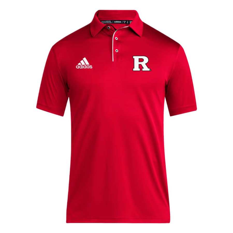Adidas Adidas Free Shipping With AdiClub Rutgers Scarlet Knights Polo Shirt