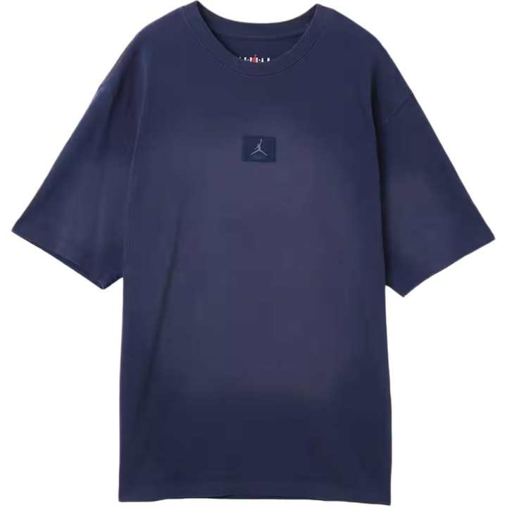 Jordan Jordan BRANDFlt M J ESS WSH 85 SS CRW T Shirt Unisex Midnight Marine Blue