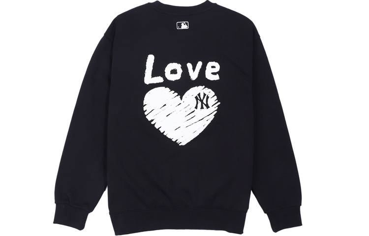 MLB MLB Sweatshirts Unisex Black Crew Neck Moderate Regular