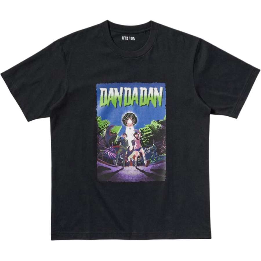UNIQLO DAN DA DAN T Shirt Unisex Black