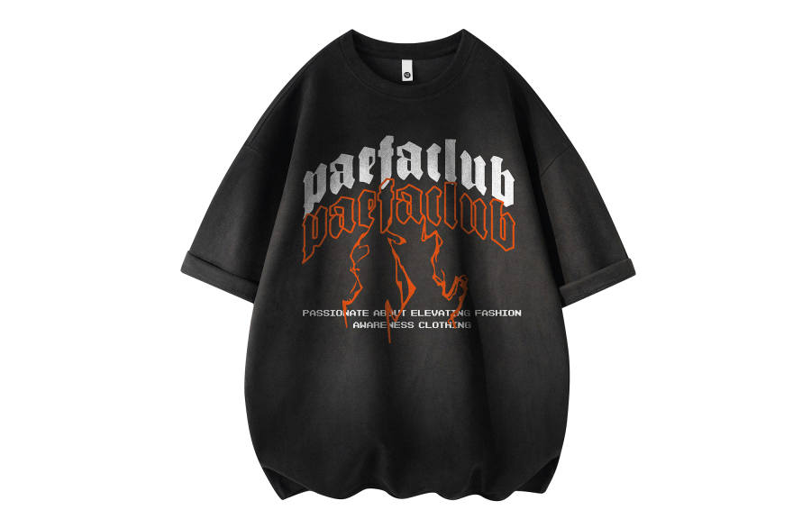 PAEFA T Shirts Unisex Crew Neck Moderate Heavyweight