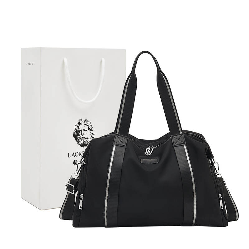 LAORENTOU Fabric Travel Bag Women's Black