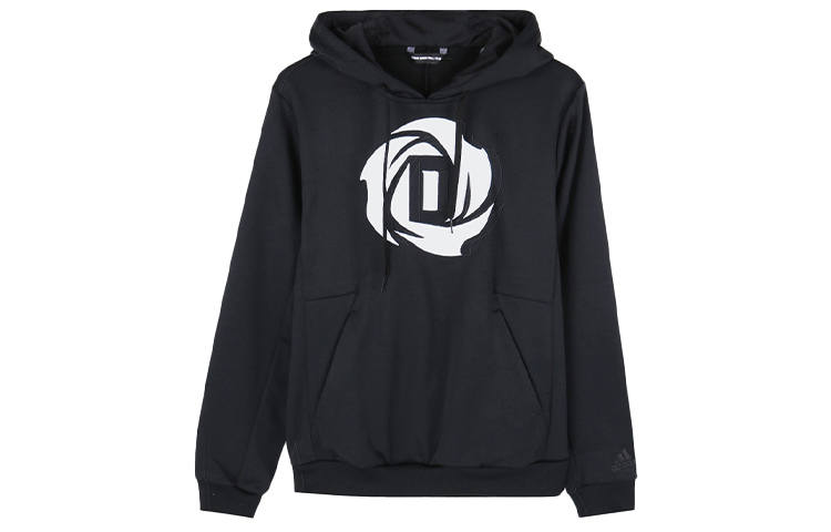 Adidas Adidas Sweatshirts Men's Black Hooded Moderate Regular