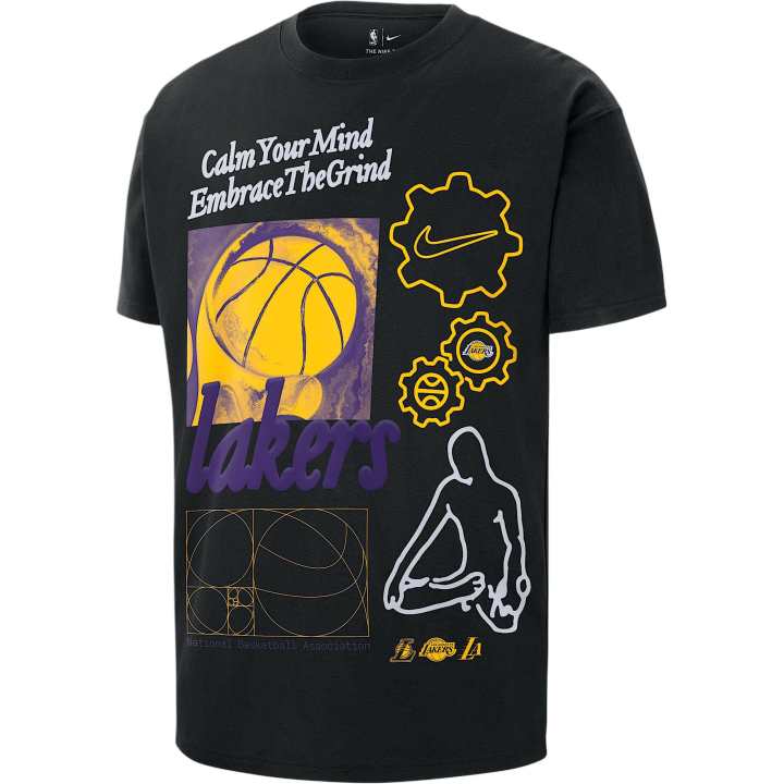 Nike Nike x NBA Los Angeles Lakers Max 90 T Shirt Men's Black