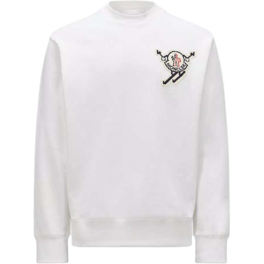Moncler Moncler Logo Patch Crewneck Sweatshirt