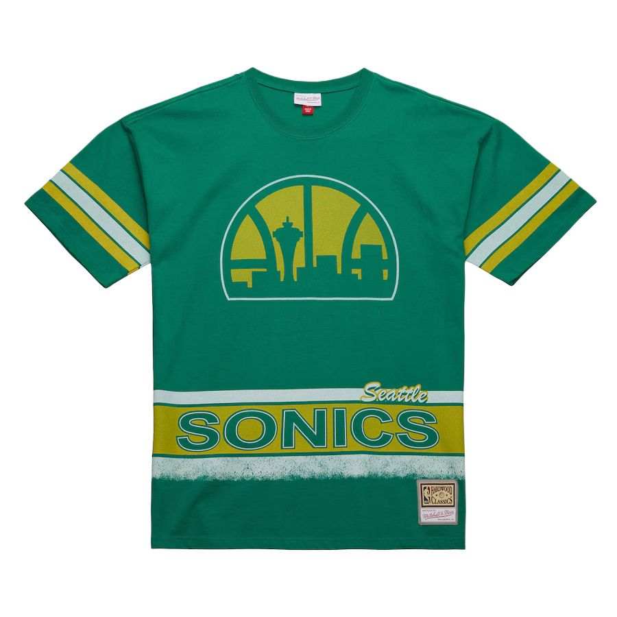 Mitchell Ness x NBA Seattle SuperSonics T Shirt Men's Green