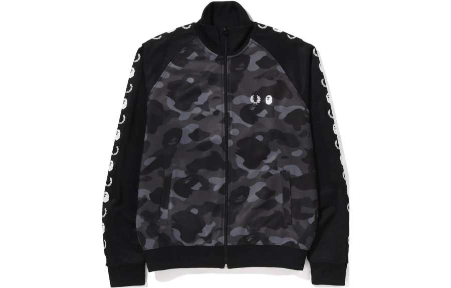 A BATHING APE x FRED PERRY BAPE X FRED PERRY SS23 Sweatshirt Men's Black