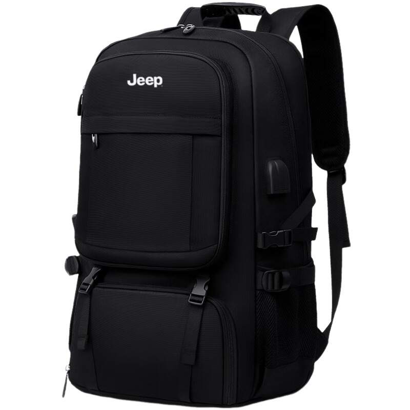 Jeep Jeep Nylon Fabric Backpack Men's Black