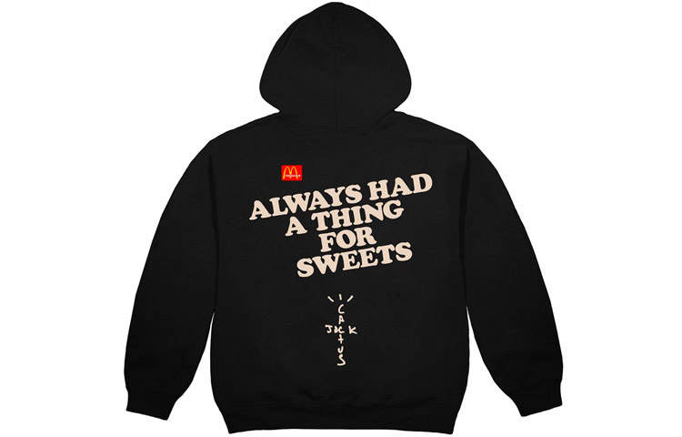 Travis Scott x McDonald's Apple Pie graphic hoodie