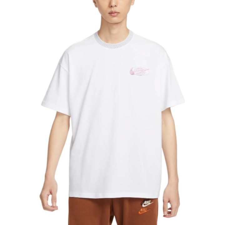 Nike Nike Drop Shoulder Sleeve T-Shirt Men's White