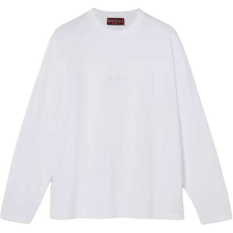 GUCCI Long sleeve Cotton Jersey T shirt