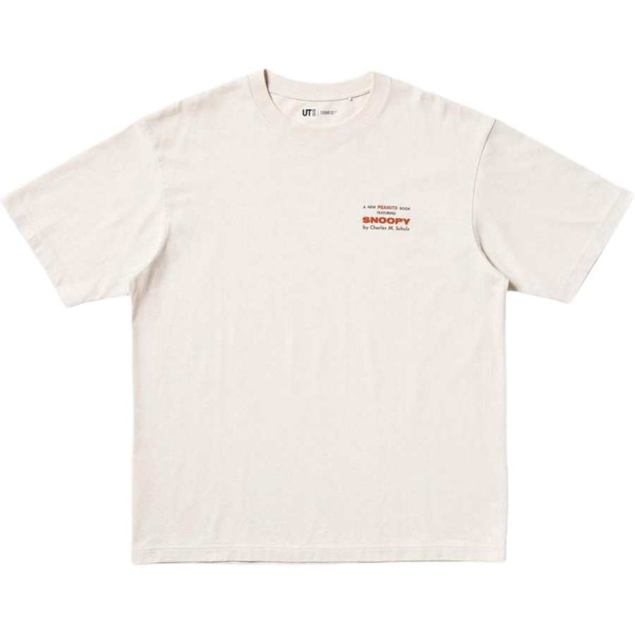 UNIQLO x PEANUTS SS25 T Shirt Men's Light Beige
