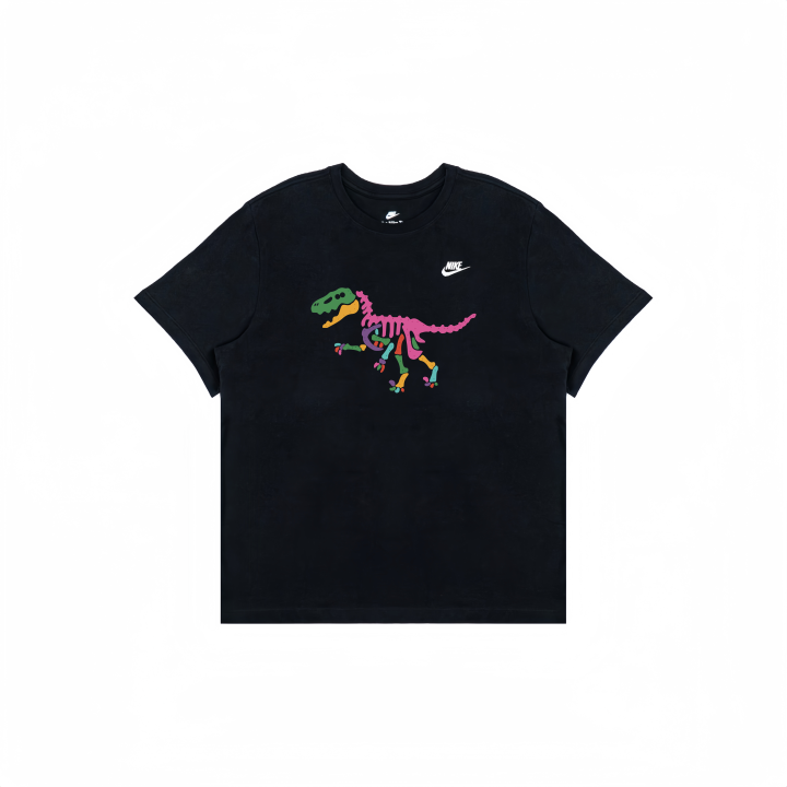 Nike Nike T Shirts Unisex Black Crew Neck Moderate Straight Fit