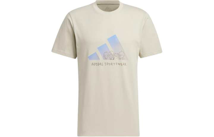 Adidas Adidas Graphic T-Shirt Asia Sizing 'White Blue'