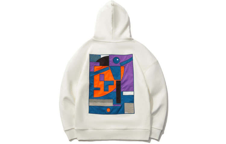Li-Ning Li Ning Sweatshirts Men's Ecru Hooded Moderate Other