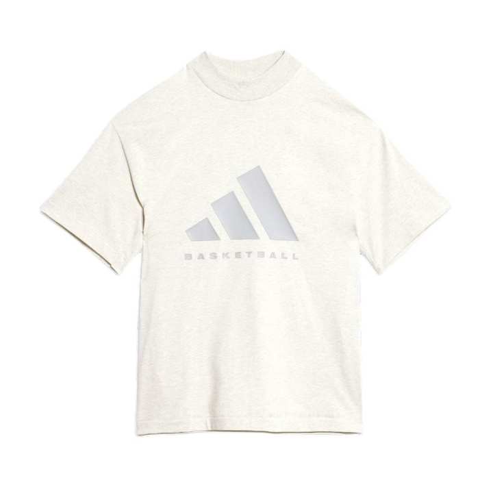 Adidas Adidas T Shirt Unisex Light Gray