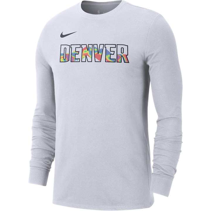 Nike Nike Denver Nuggets Essential City Edition Men's Nike Nba Long Sleeve T Shirt