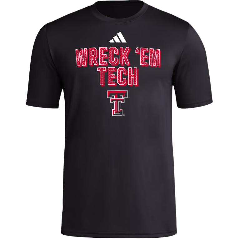 Adidas Adidas T Shirts Men's Black Crew Neck Moderate