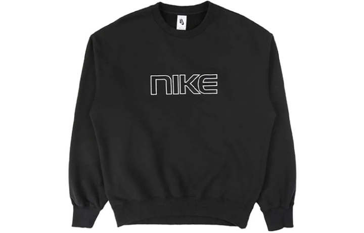 Nike Nike Sweatshirts Men's Black Crew Neck Moderate Regular