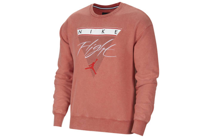 Jordan Jordan Flight Sweatshirts Men's Gym Red Crew Neck Moderate Other