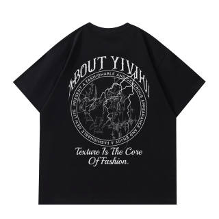 YIVIKII T Shirts Unisex Crew Neck Moderate Heavyweight