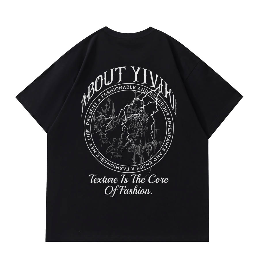 YIVIKII T Shirts Unisex Crew Neck Moderate Heavyweight