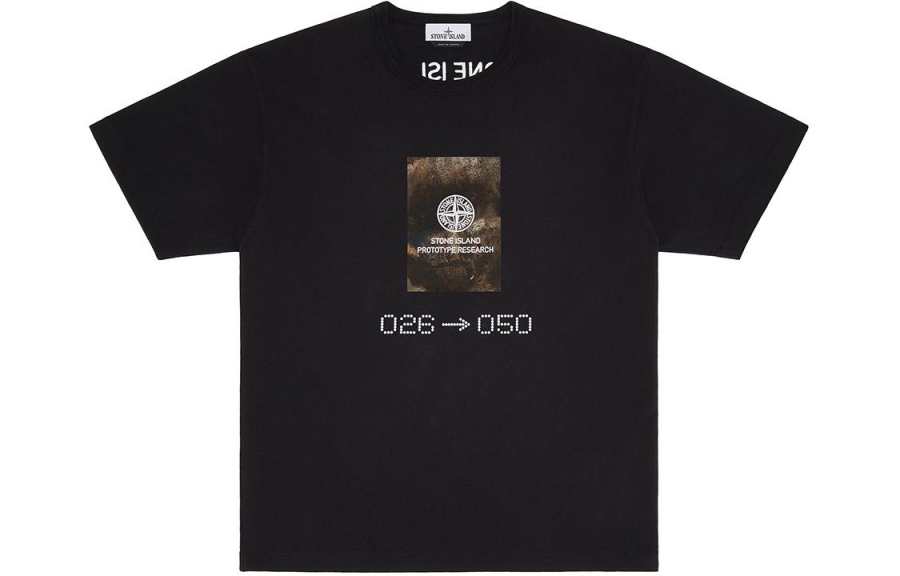 STONE ISLAND T Shirt Unisex Black
