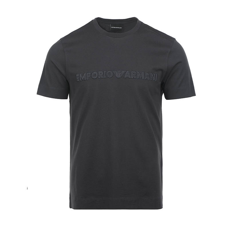 EMPORIO ARMANI Logo embroidered T shirt