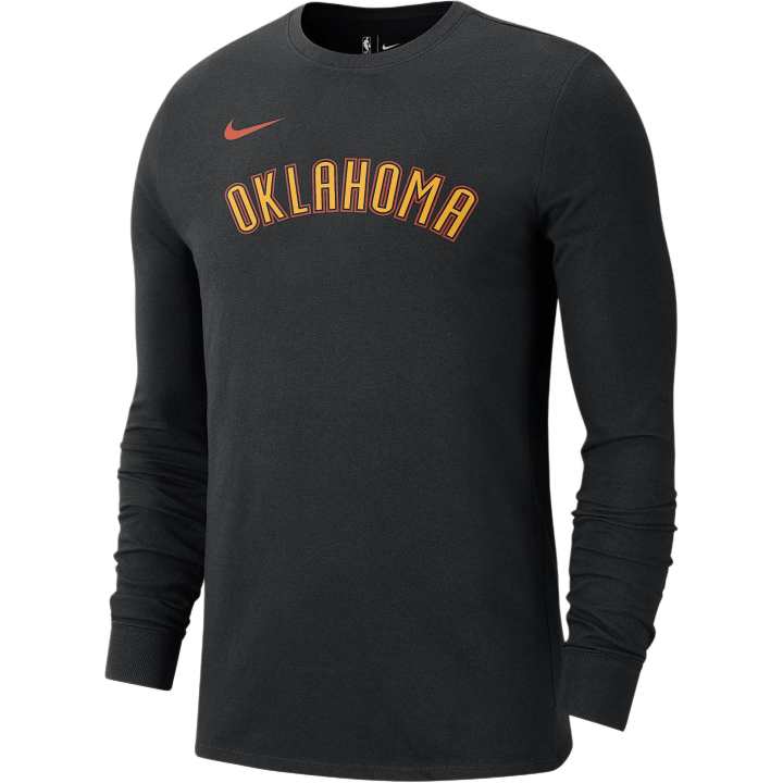 Nike Nike Oklahoma City Thunder Essential City Edition Men's Nike Nba Long Sleeve T Shirt