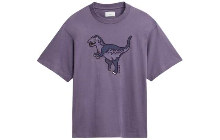 COACH COACH SS24 T Shirt Men's Purple