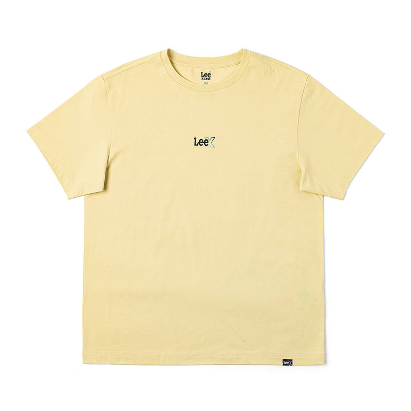 Lee Lee T Shirts Unisex Yellow Crew Neck Moderate