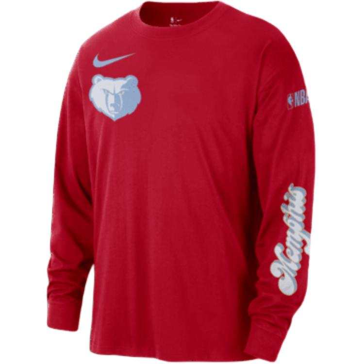 Nike Nike Memphis Grizzlies Courtside City Edition Men's Nike Nba Max90 Long Sleeve T Shirt