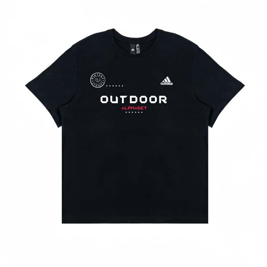Adidas Adidas T Shirts Unisex Black Crew Neck Moderate Straight Fit