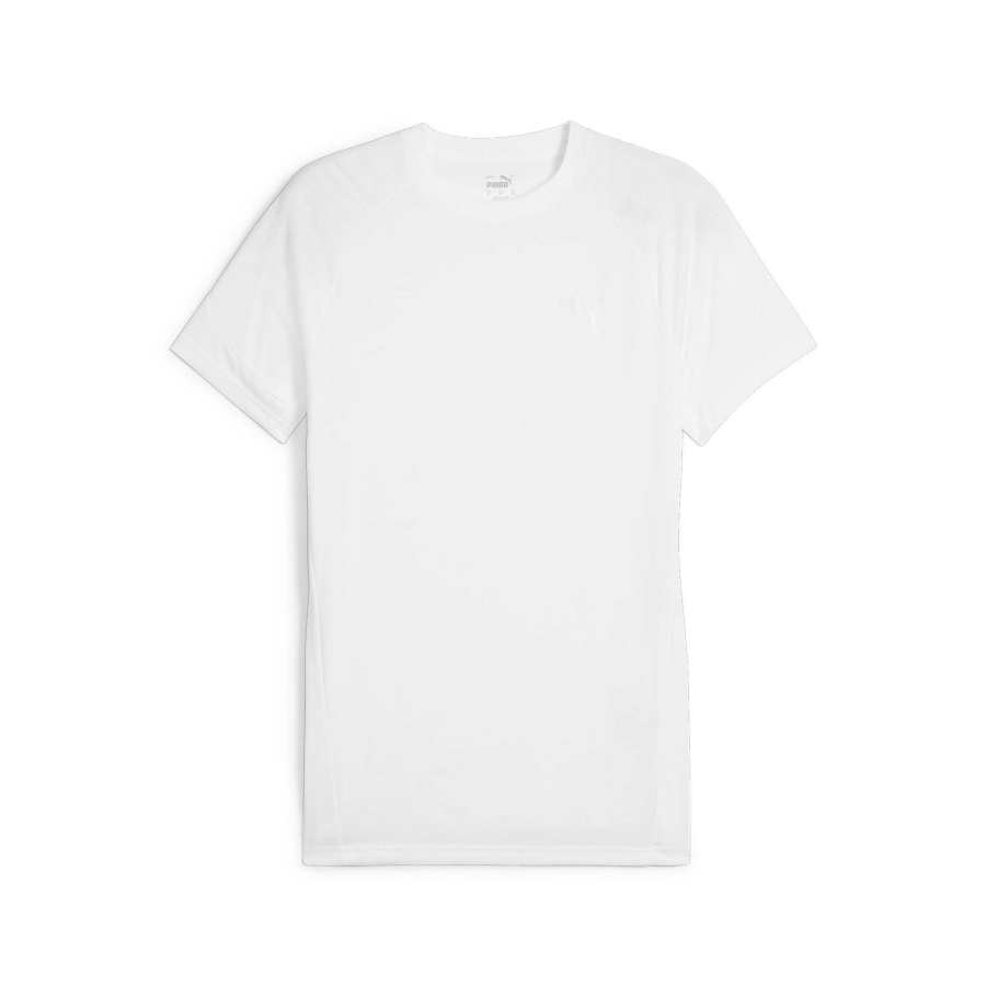 PUMA T Shirts Men's White 02 Crew Neck Moderate