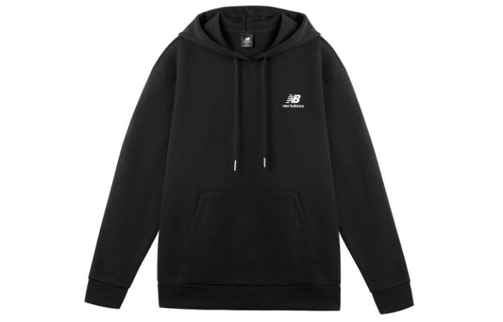 New Balance New Balance Sweatshirts Men's Black Hooded Moderate Regular