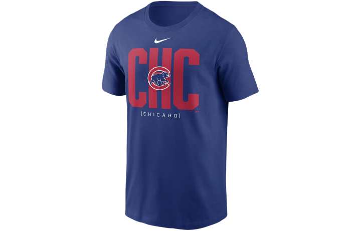 Nike Nike T Shirt Chicago Cubs Men's Royal Blue