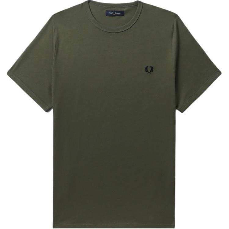 FRED PERRY Logo detail Cotton T shirt