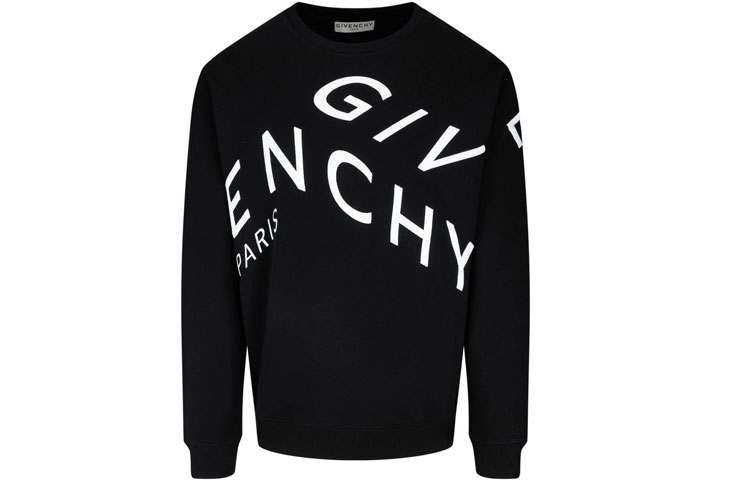 Givenchy Givenchy Refracted Embroidered Logo Crewneck
