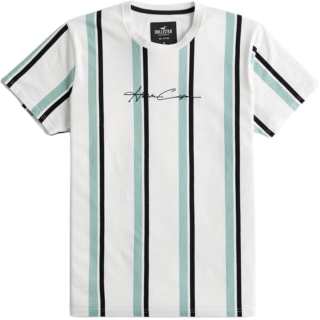 Hollister/ Hollister T Shirt Men's White Stripes