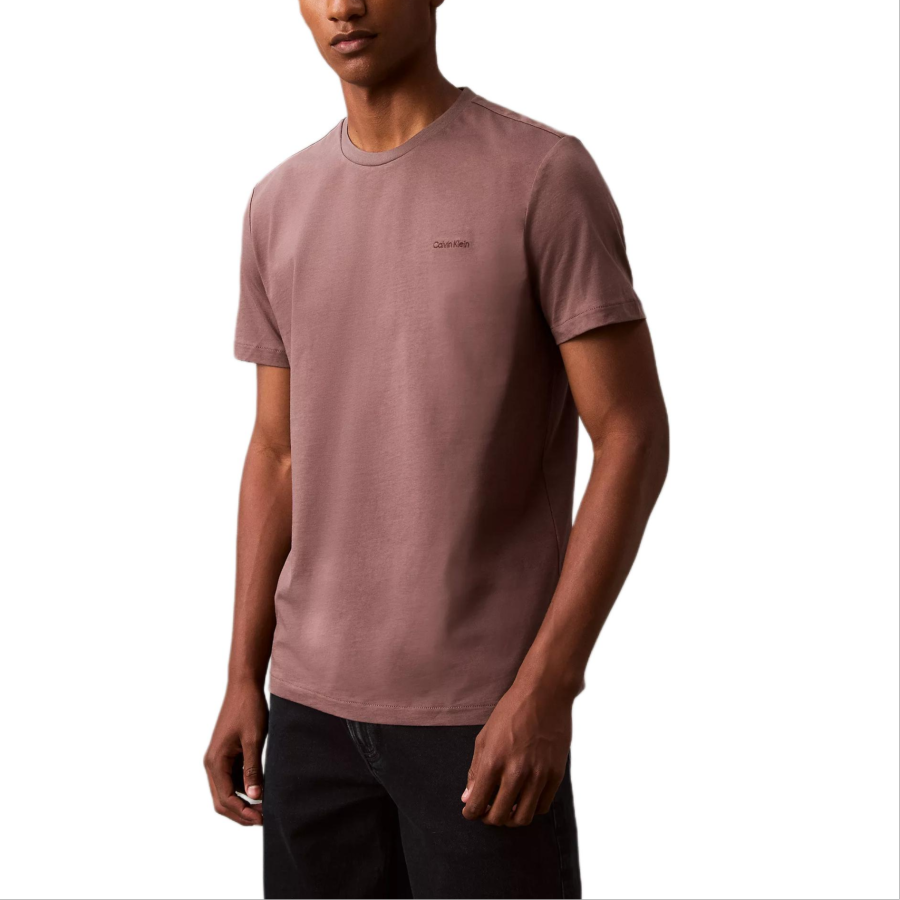CALVIN KLEIN T Shirt Men's Plum Truffle