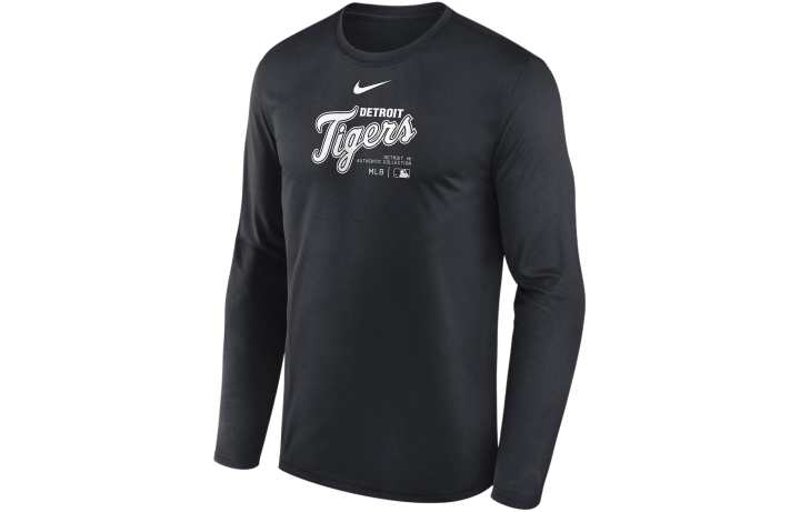 Nike Nike Detroit Tigers Authentic Collection Practice Men's Nike Dri-FIT Mlb Long-Sleeve T-Shirt