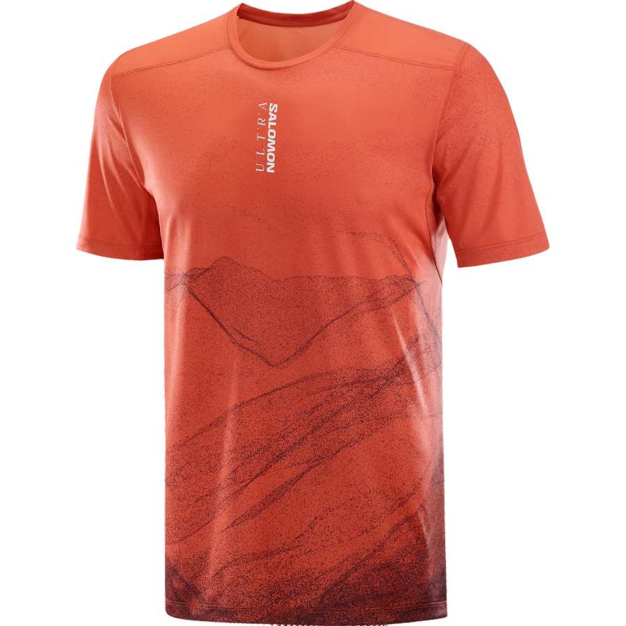 SALOMON S/LAB ULTRA T Shirt Men's Burnt Tawny/Decadent Chocolate
