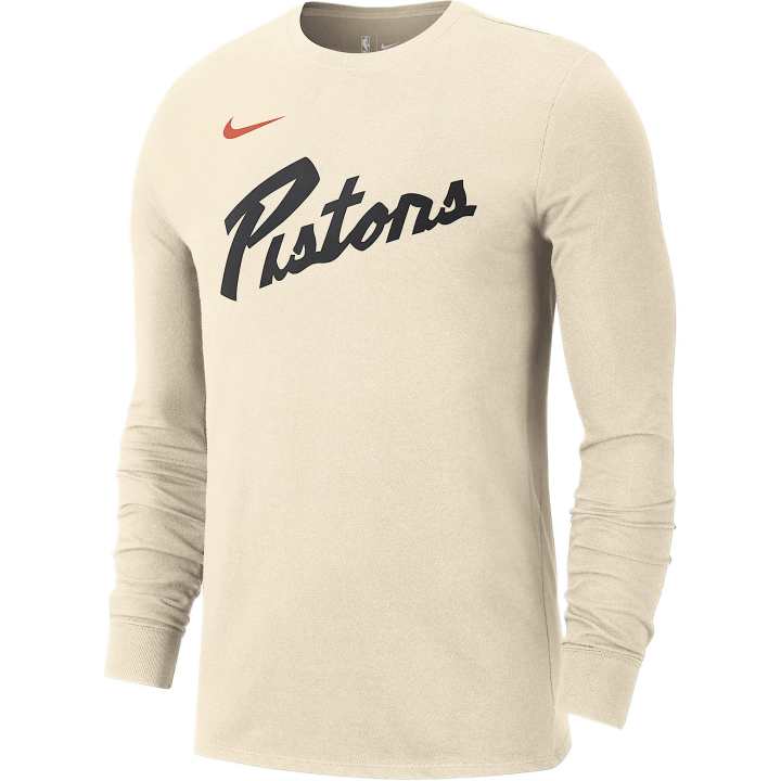 Nike Nike Detroit Pistons Essential City Edition Men's Nike Nba Long Sleeve T Shirt