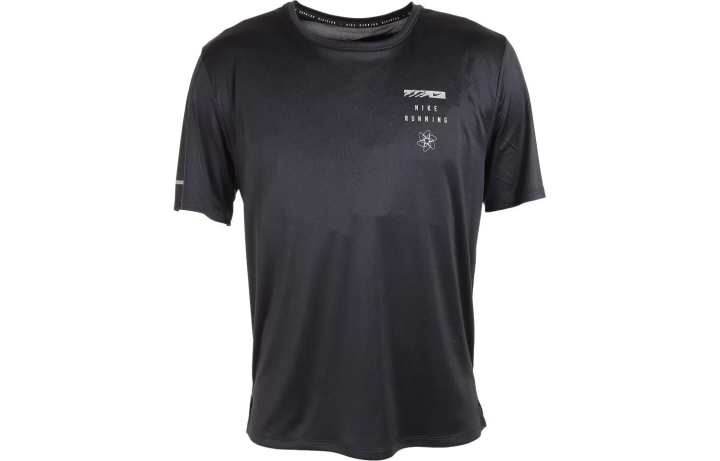 Nike Nike T Shirts Men's Black Crew Neck Moderate Straight Fit