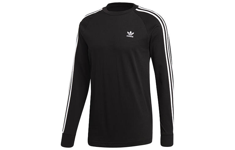 Adidas Originals Adicolor Sweatshirts Men's Black Crew Neck Moderate Regular