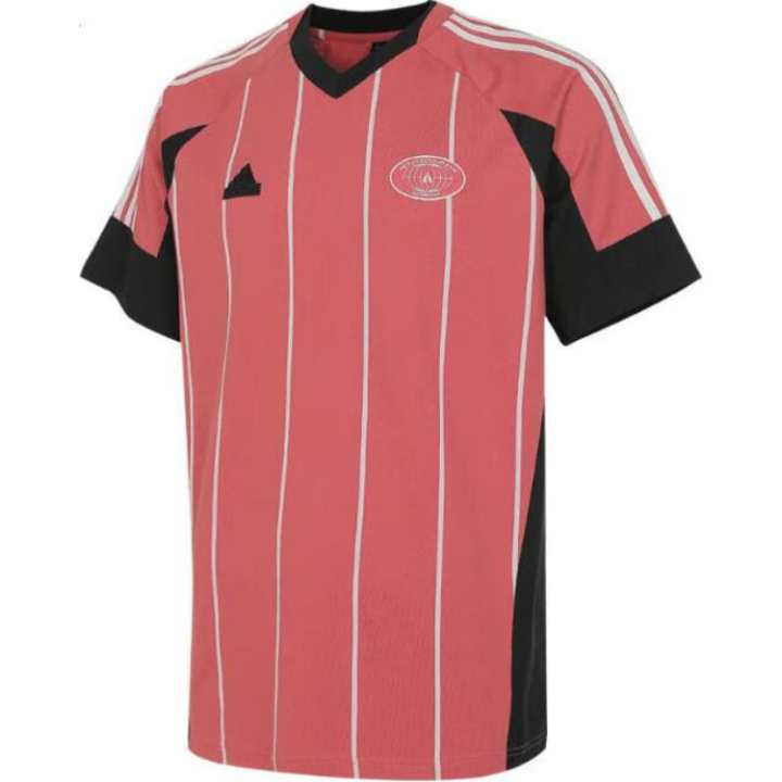 Adidas Adidas T Shirts Men's Red V Neck Moderate Straight Fit