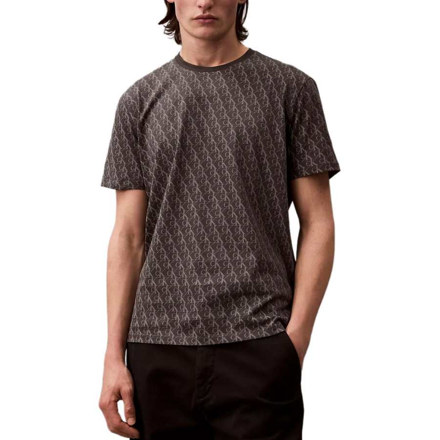 CALVIN KLEIN T Shirt Men's Gray