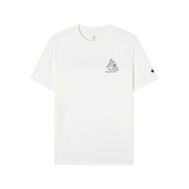 Le Coq Sportif T Shirts Men's Crew Neck Moderate Straight Fit