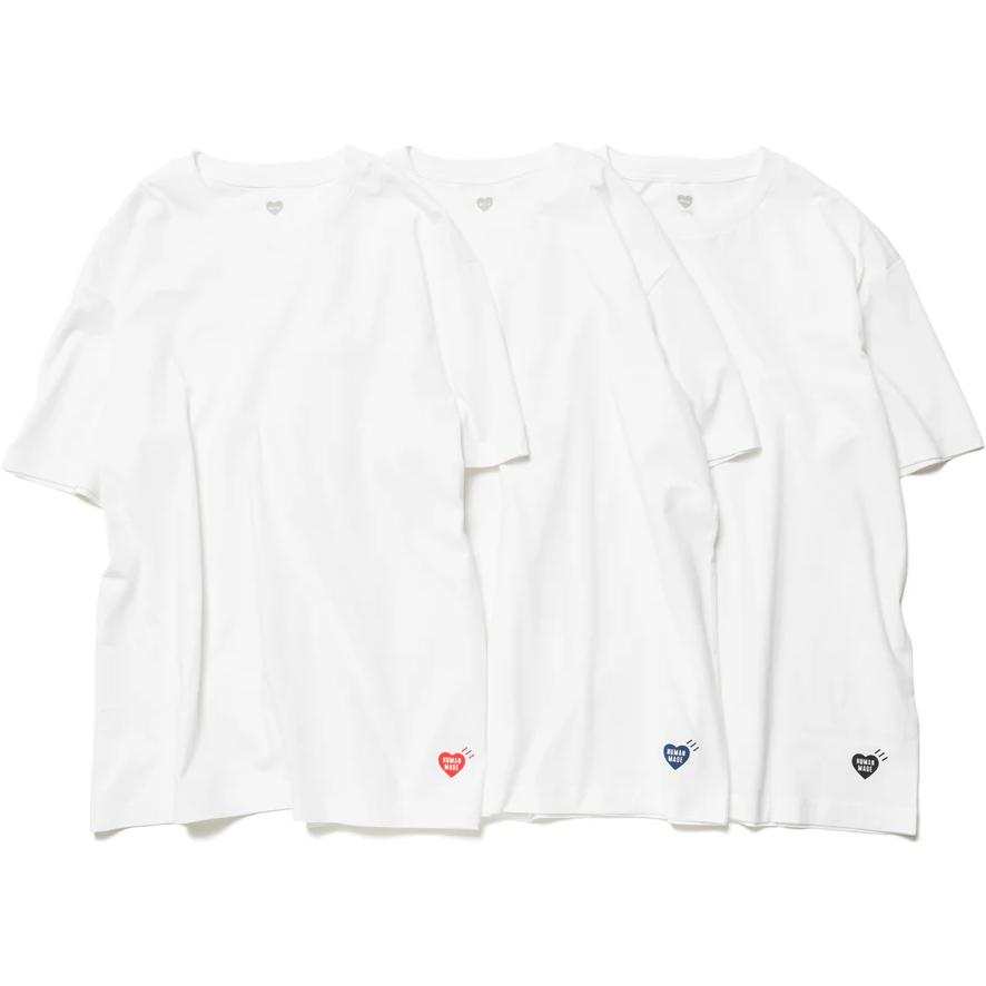 HUMAN MADE HUMAN MADE T Shirt Set 3 Pack
