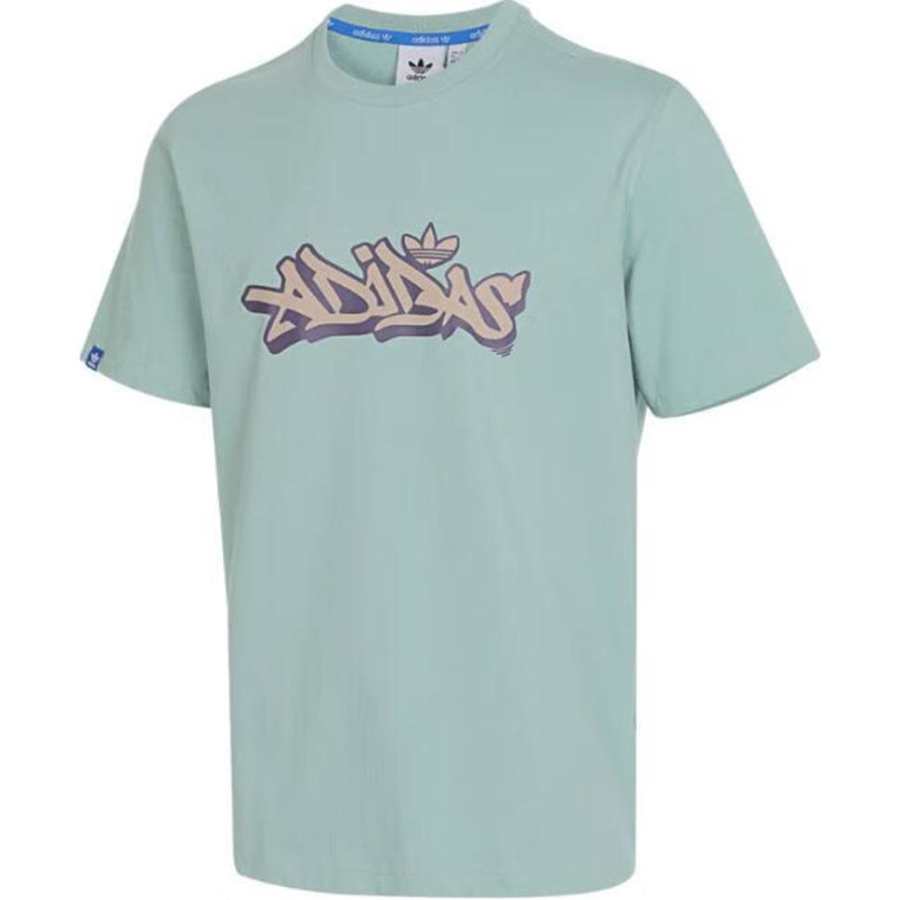 Adidas Originals SKATE TEE SS T Shirt Men's Green